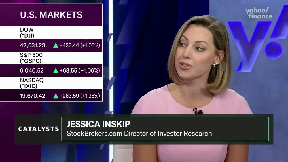 Jessica Inskip cohosting Yahoo Finance